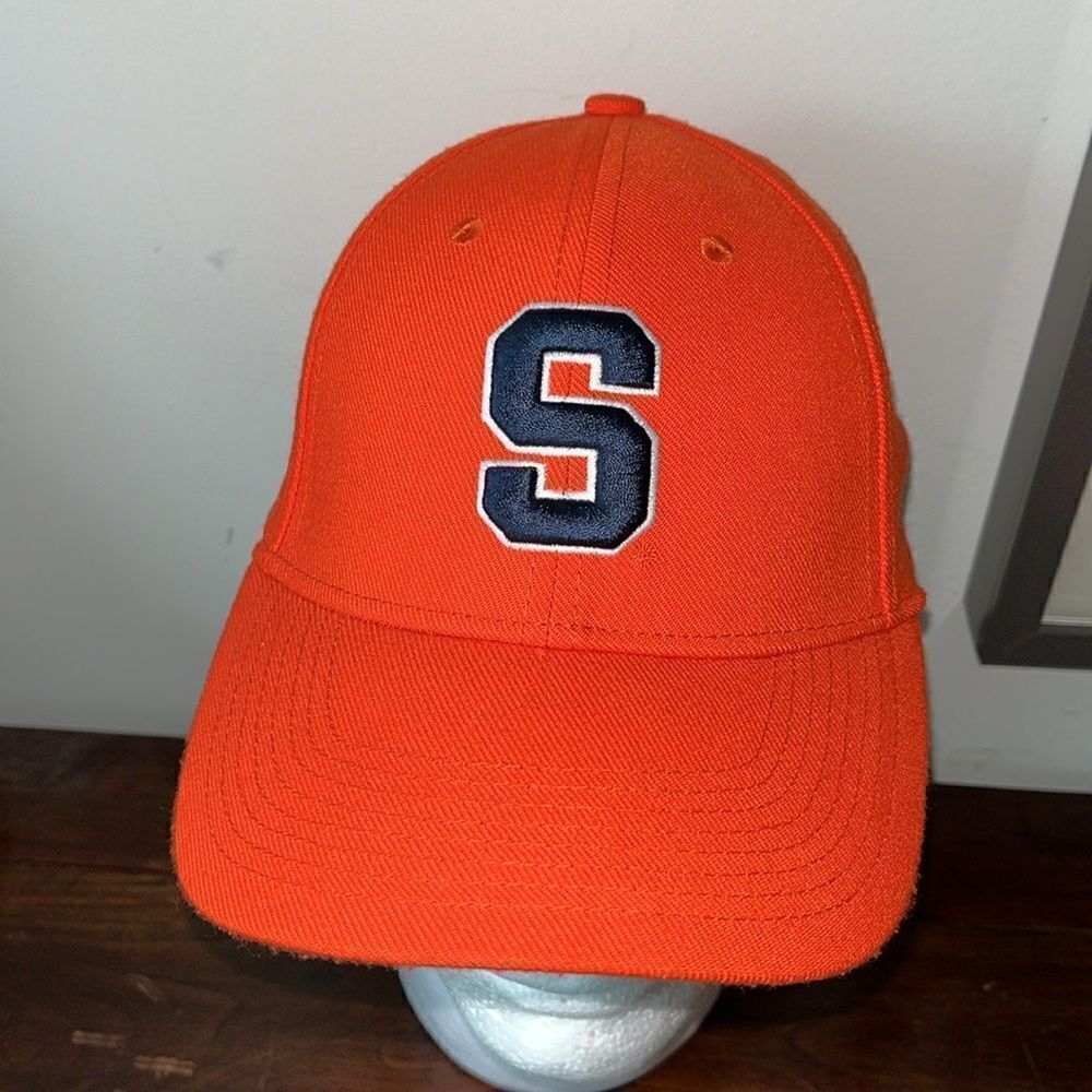 New Nike Syracuse Orange Orangemen Legacy 91 dri fit stretchfit golf cap hat S/M